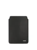 FENDI textured leather tablet case - Black