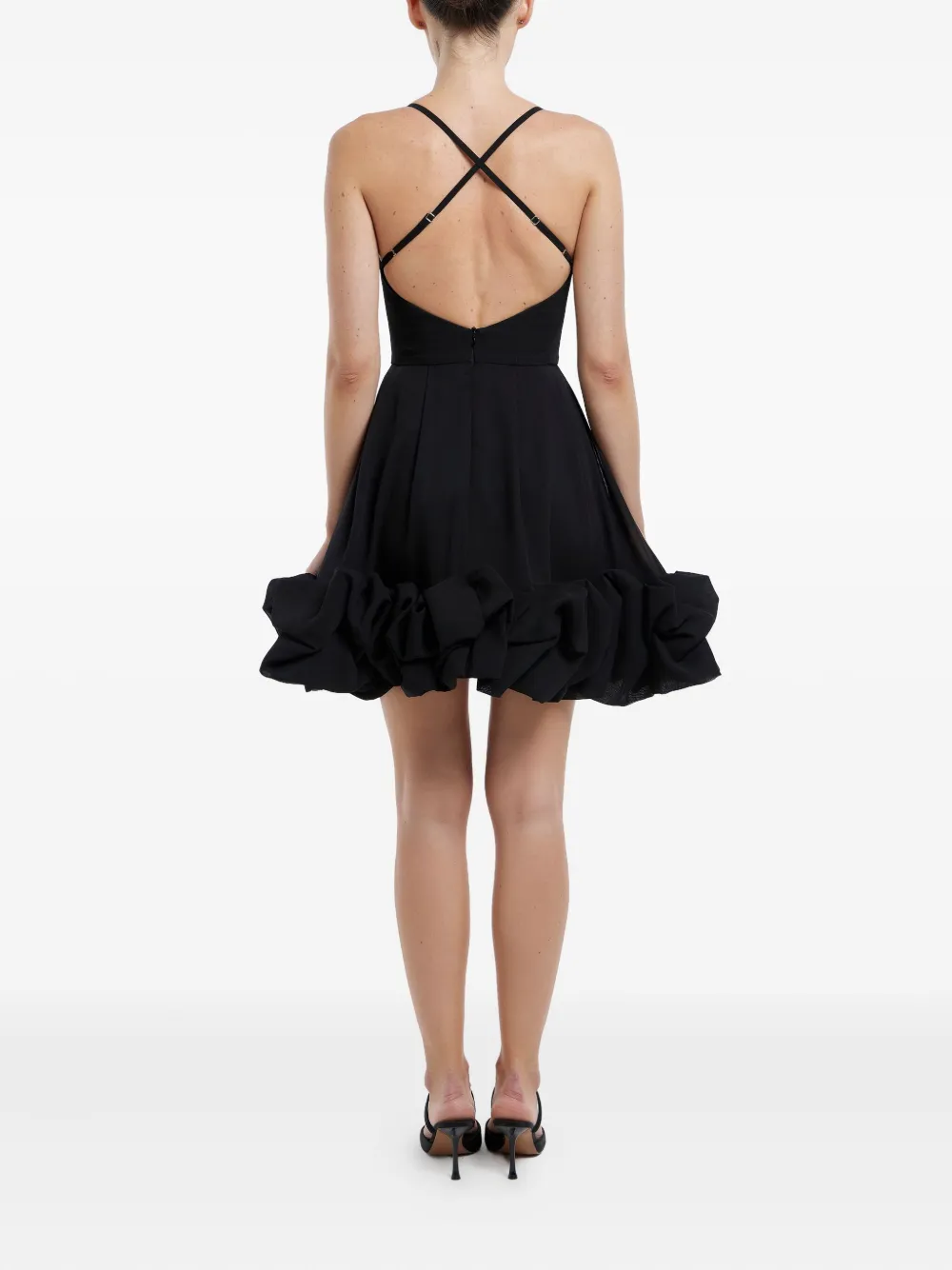 Shop Post Meridiem Backless Bustier Mini Dress