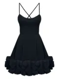 POST MERIDIEM backless bustier mini dress - Black