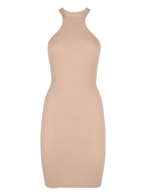 ANDREĀDAMO ribbed halterneck dress