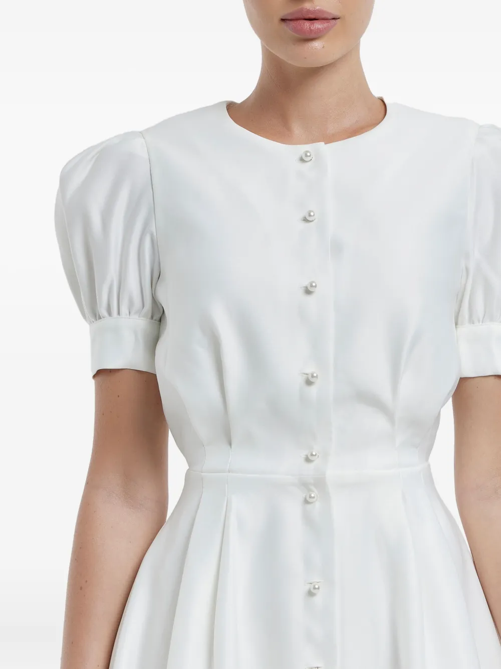 Shop Post Meridiem Button-down Mini Dress