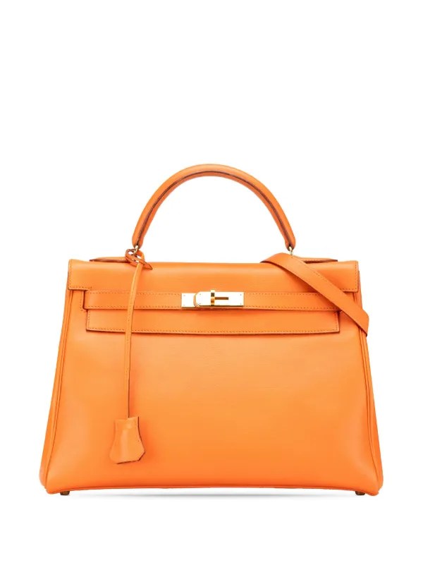 Hermès Pre-Owned Sac à Main Kelly Retourne 32 En Cuir Gulliver