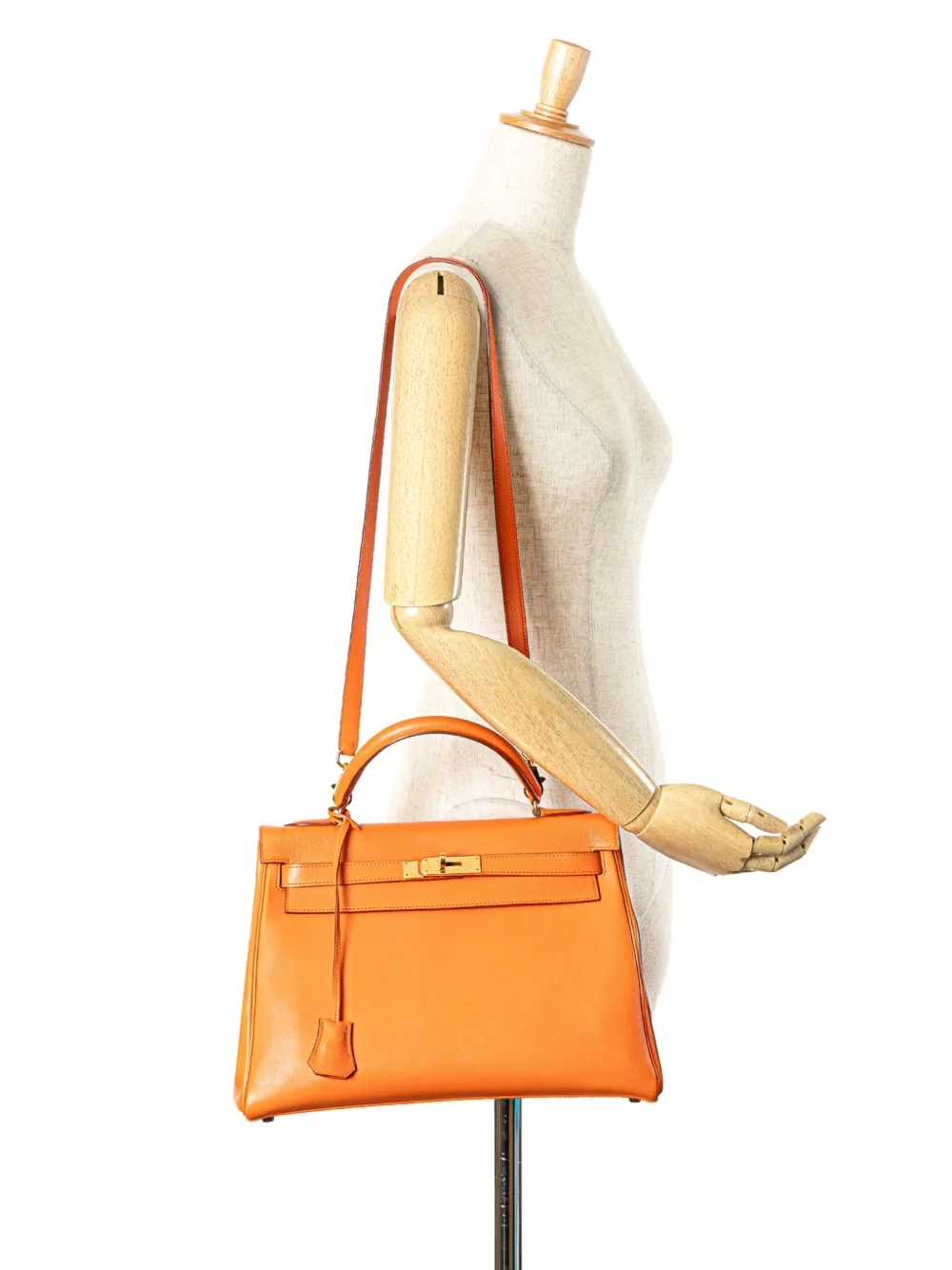 Hermès Pre-Owned Borsa a tracolla Kelly Retourne 32 in pelle Gulliver 1991 | Pre-owned | Image 2