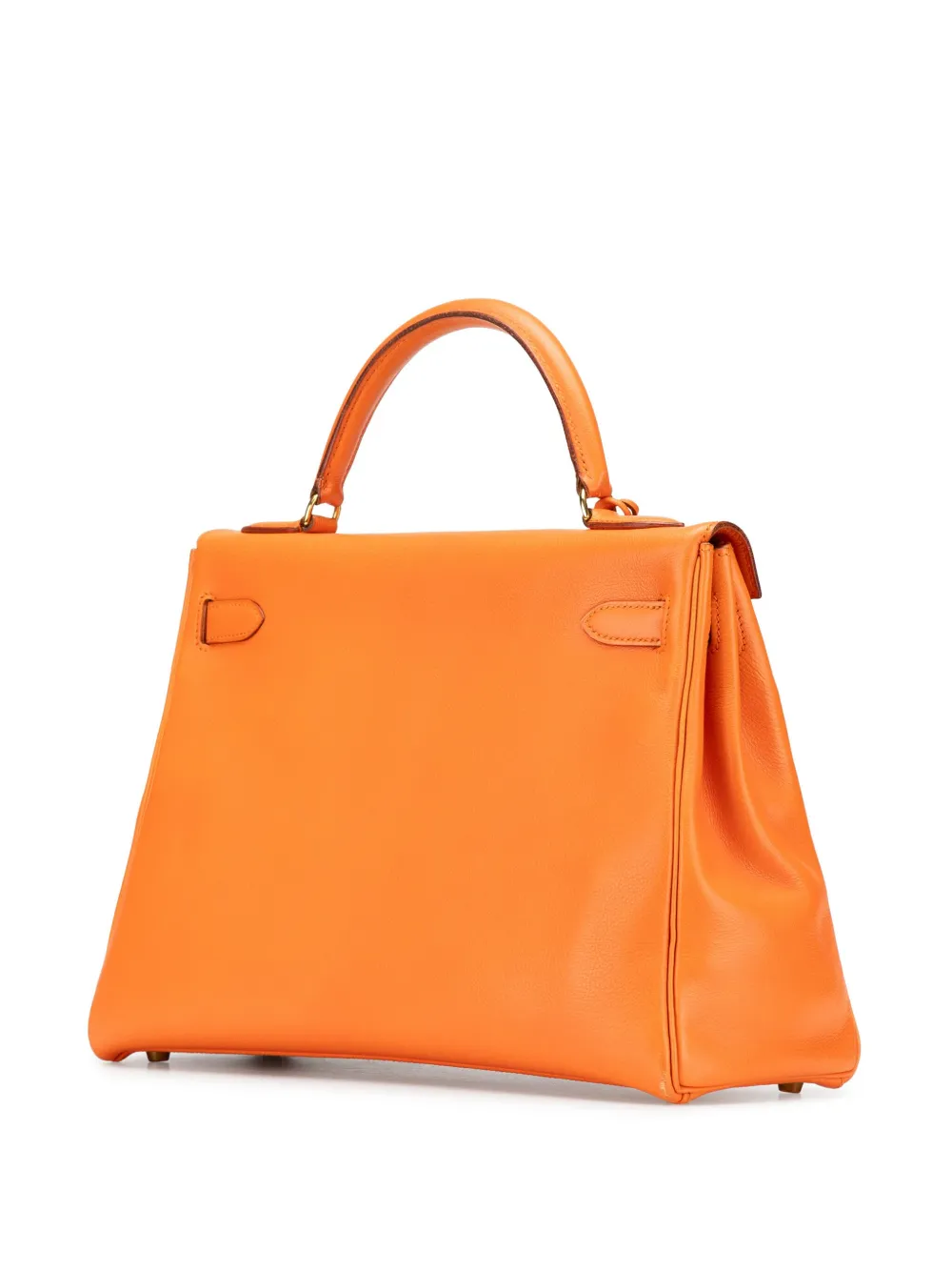 Pre-owned Hermes 1991 Gulliver Kelly Retourne 32 Satchel