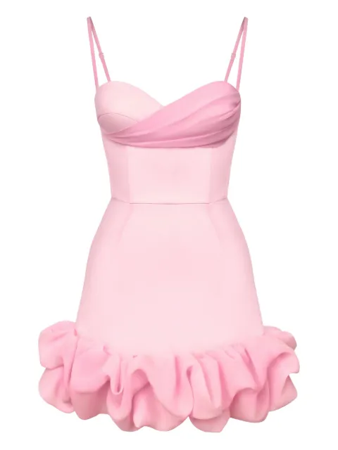 POST MERIDIEM robe courte drapée à volants