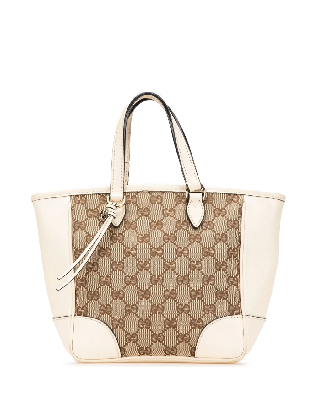 Pre-owned Gucci 2000-2015 Small Gg Canvas Bree Satchel