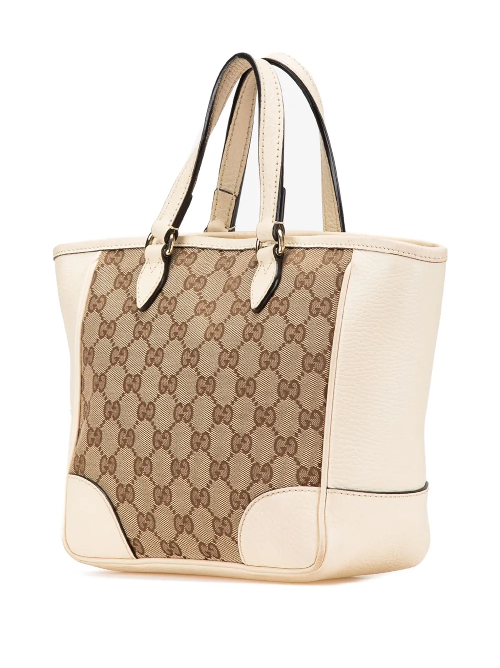 Pre-owned Gucci 2000-2015 Small Gg Canvas Bree Satchel