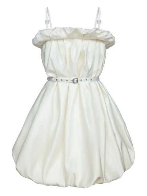 POST MERIDIEM draped thin-strap mini dress