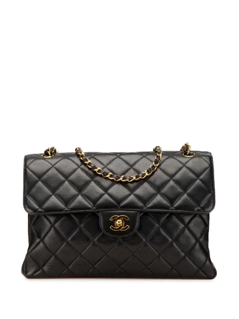 CHANEL Pre-Owned 1996-1997 Jumbo Lambskin Double Sided Flap shoulder bag