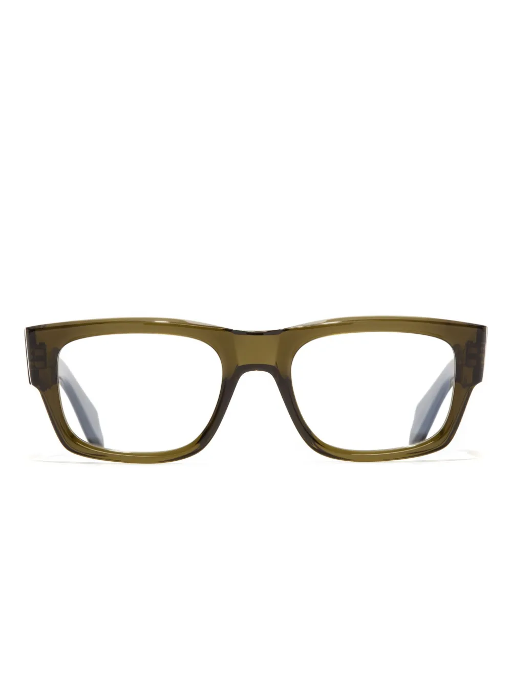 Cutler & Gross square-frame glasses | Green | Image 1