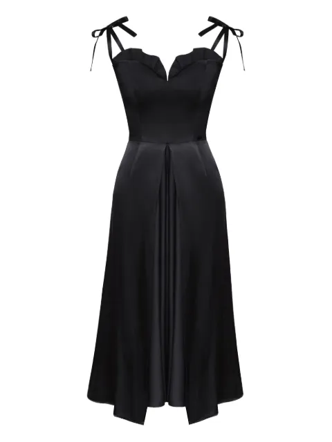 POST MERIDIEM Flowy Slit midi dress