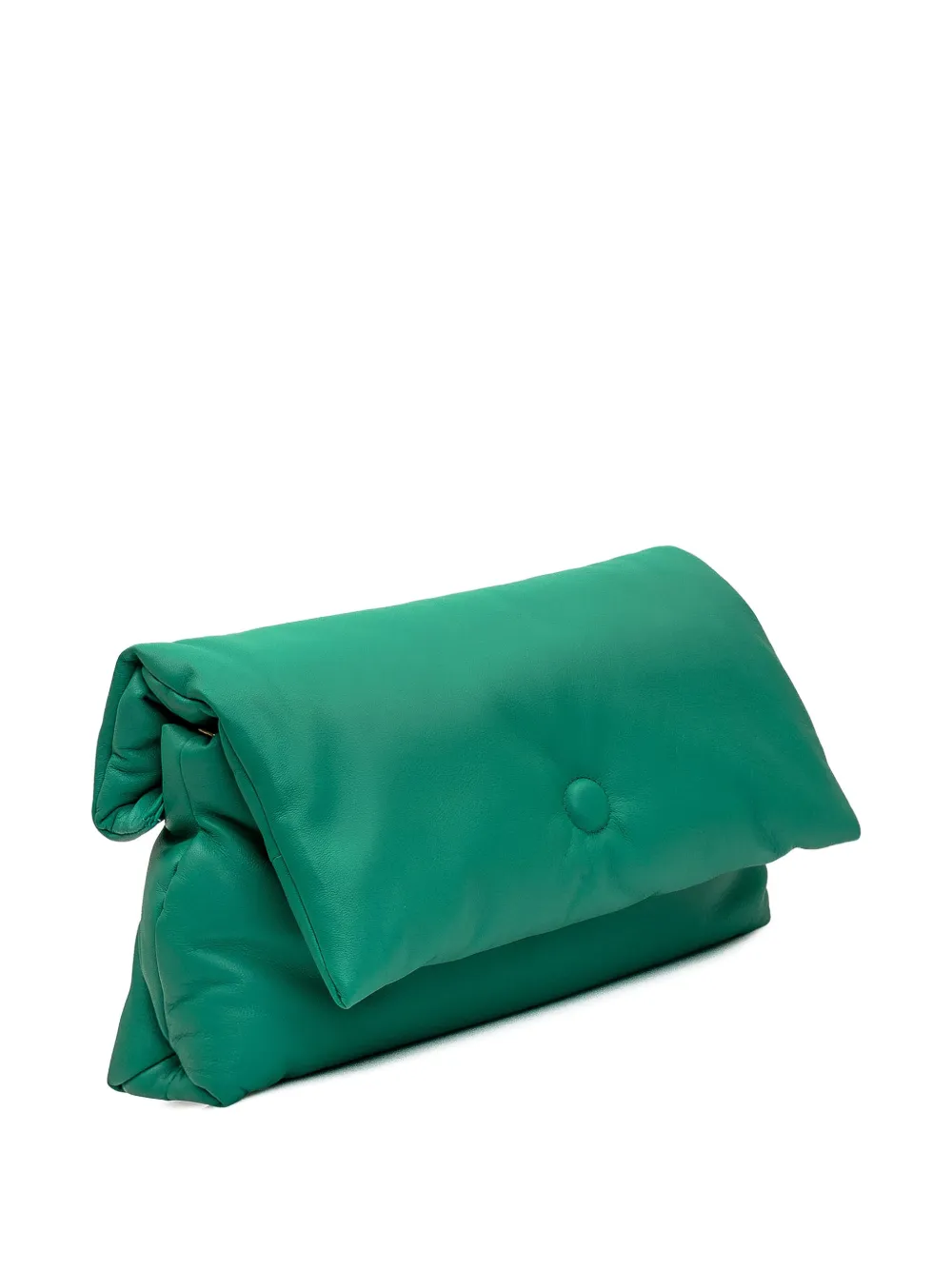 GAVA ruched leather clutch bag | Image 2