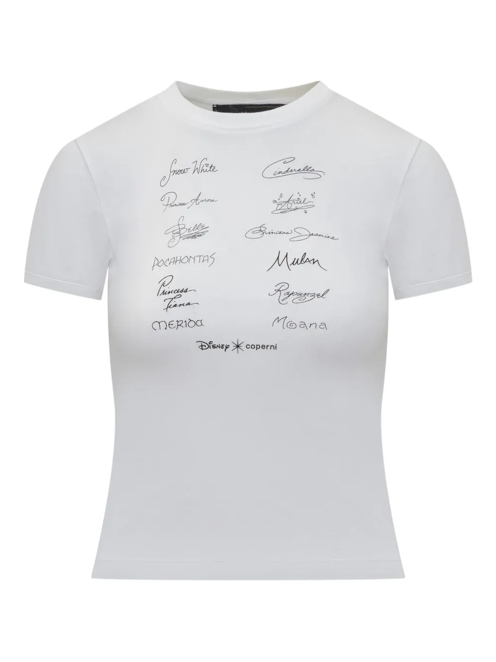 Coperni x Disney Signatures Tシャツ - ホワイト Coperni x Disney Signatures Tシャツ - ホワイト