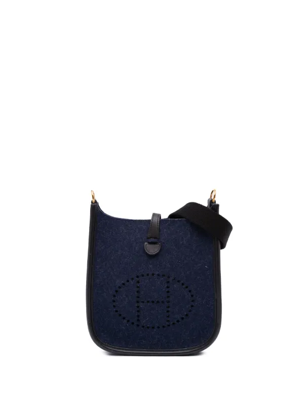 Hermès Pre-Owned 2019 Feutre And Swift Evelyne TPM Crossbody
