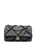 CHANEL Pre-Owned 2019 CC Lambskin Fringe Single Flap crossbody bag - Black
