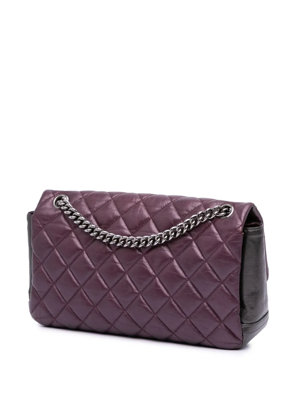 Pre-owned Chanel 2012-2013 Aged Calfskin Lady Pearly Flap Shoulder Bag