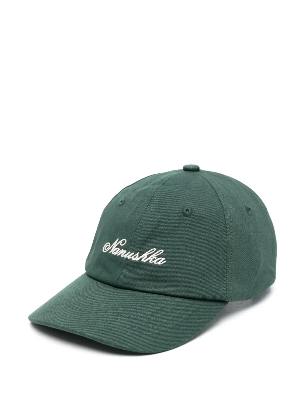 Nanushka Calligraphy cap | Green | Image 1