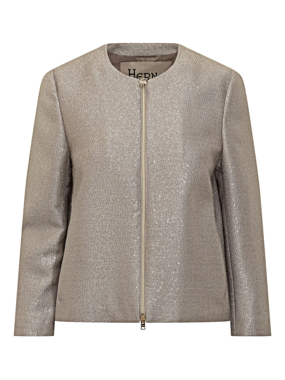Herno sequinned jacket | Brown | Image 1