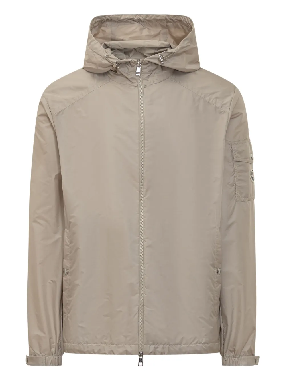 Moncler logo-patch jacket | Neutrals | Image 1