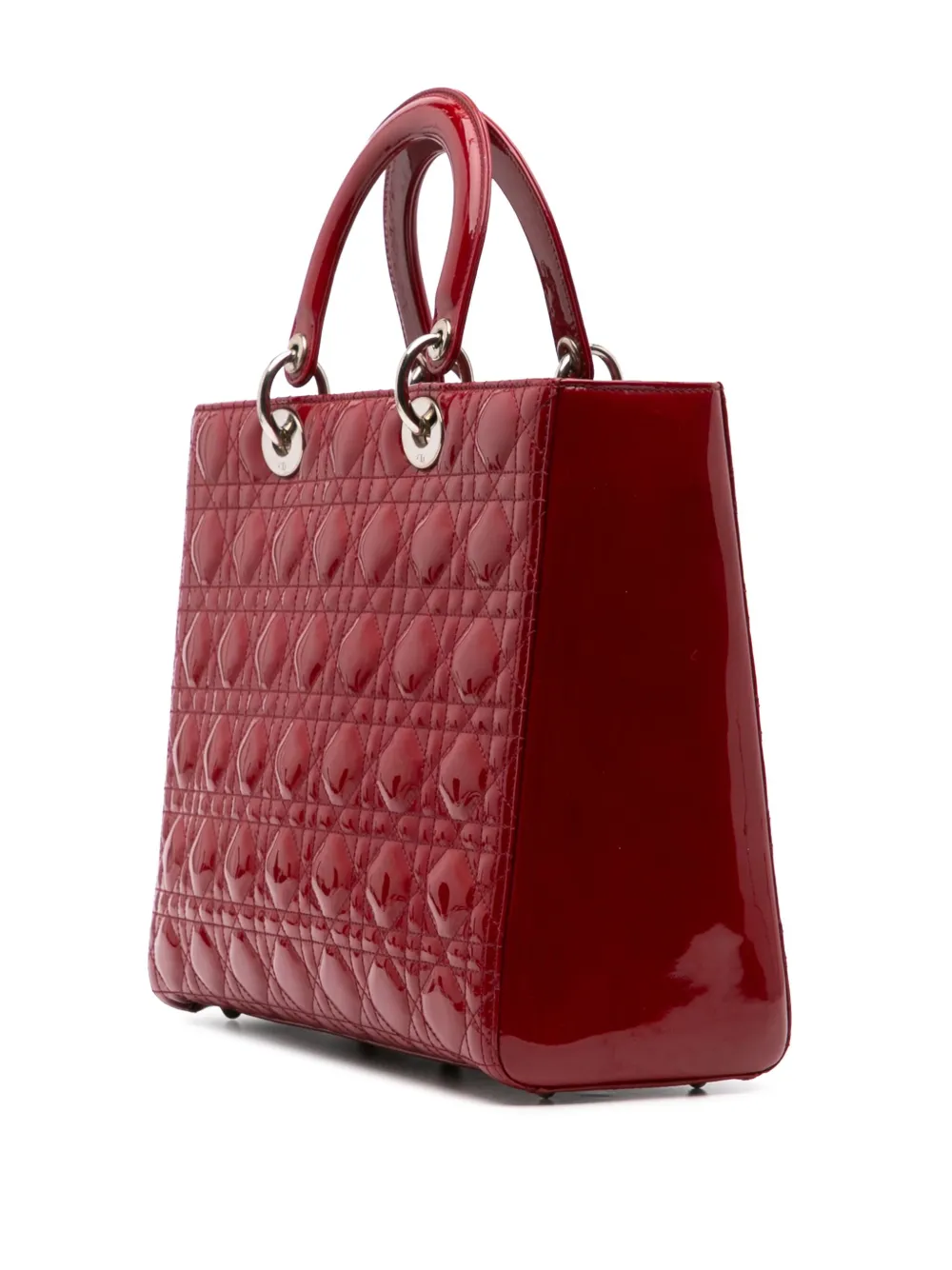 Christian Dior Pre-Owned شنطة 'لاردج باتينت كاناج ليدي ديور' بحمالة كتف 2012 | كلاسيكيات | Image 2