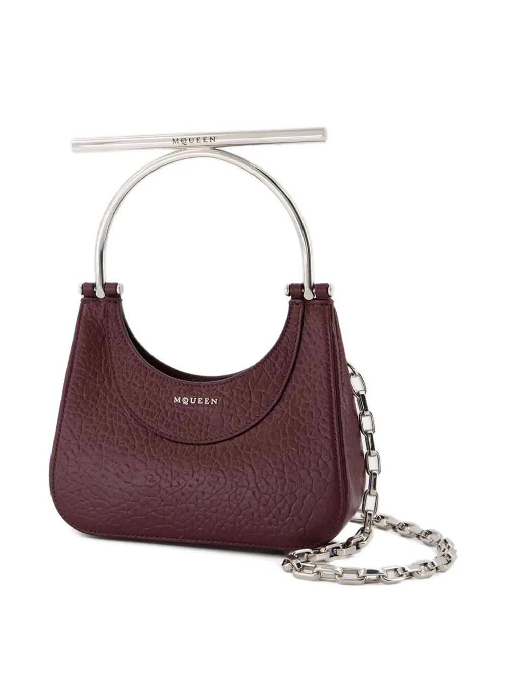 Alexander McQueen Leren schoudertas Rood