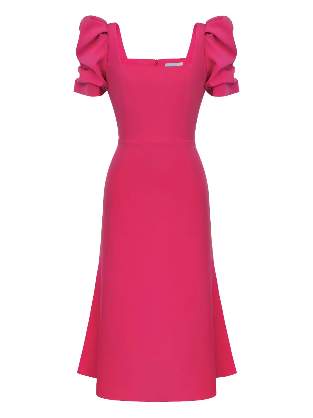 POST MERIDIEM robe mi-longue à col carré | rose | Image 1