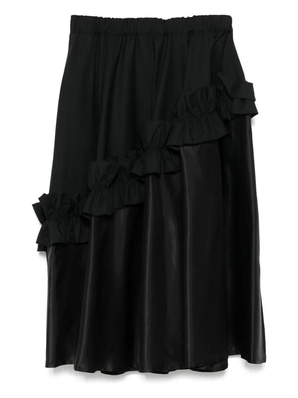 NOIR KEI NINOMIYA RUFFLE-DETAIL SKIRT 