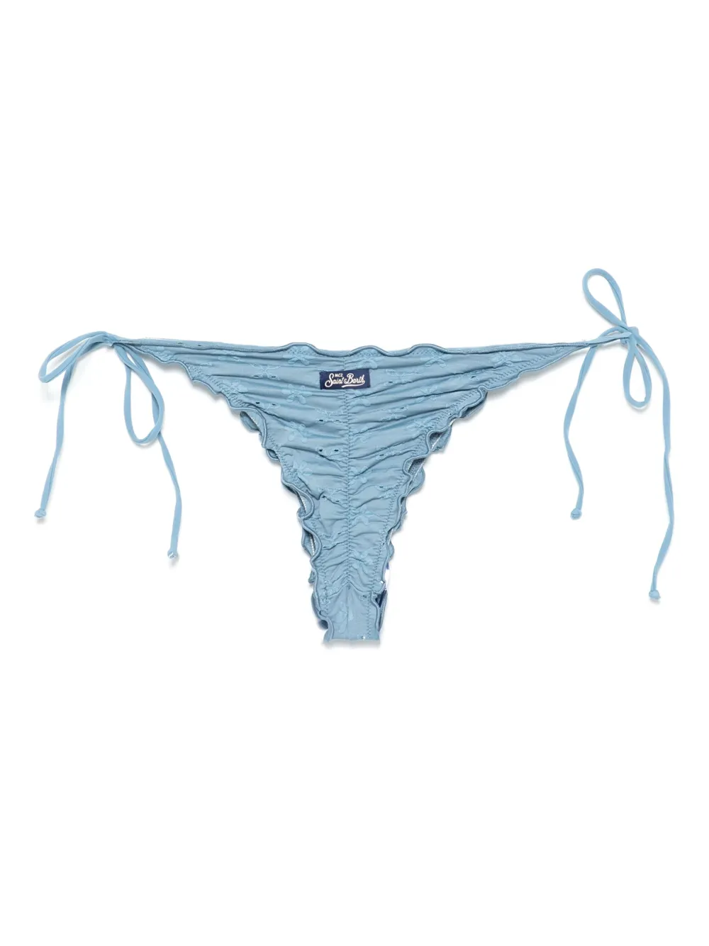MC2 SAINT BARTH FLORAL-EMBROIDERED BIKINI BRIEFS