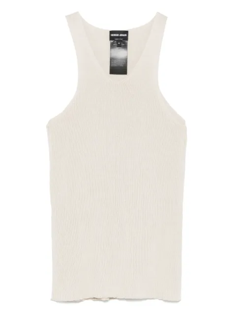 Giorgio Armani ribbed tank top 
