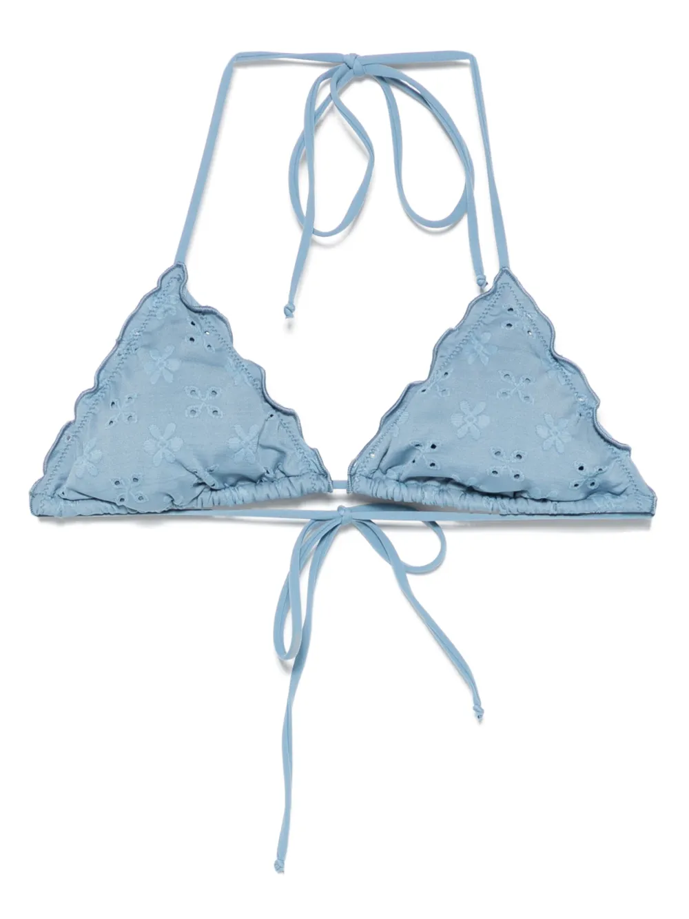 MC2 Saint Barth triangle-cup bikini top - ブルー MC2 Saint Barth triangle-cup bikini top - ブルー
