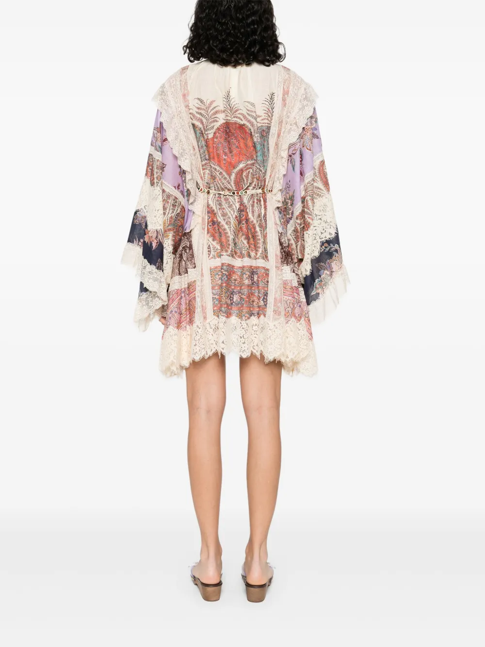 ZIMMERMANN Rhiannon Billow jurk Beige