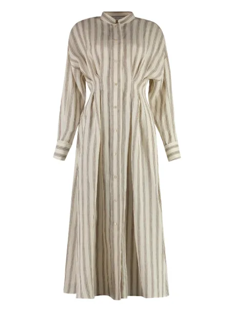 Max Mara striped button-up dress