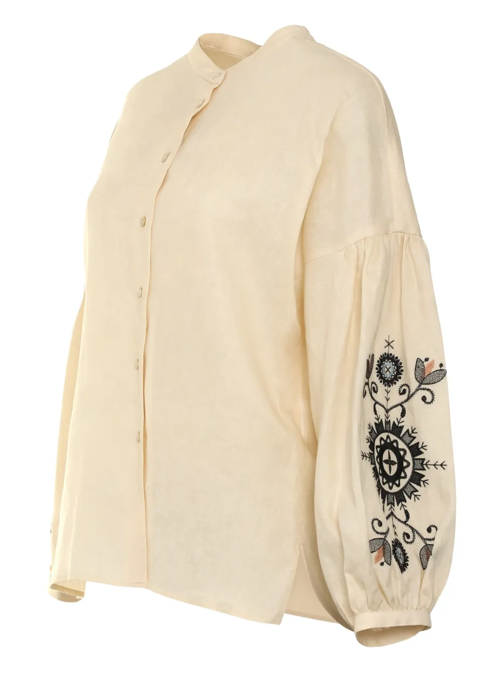 Weekend Max Mara Blouse met ballonmouwen Beige