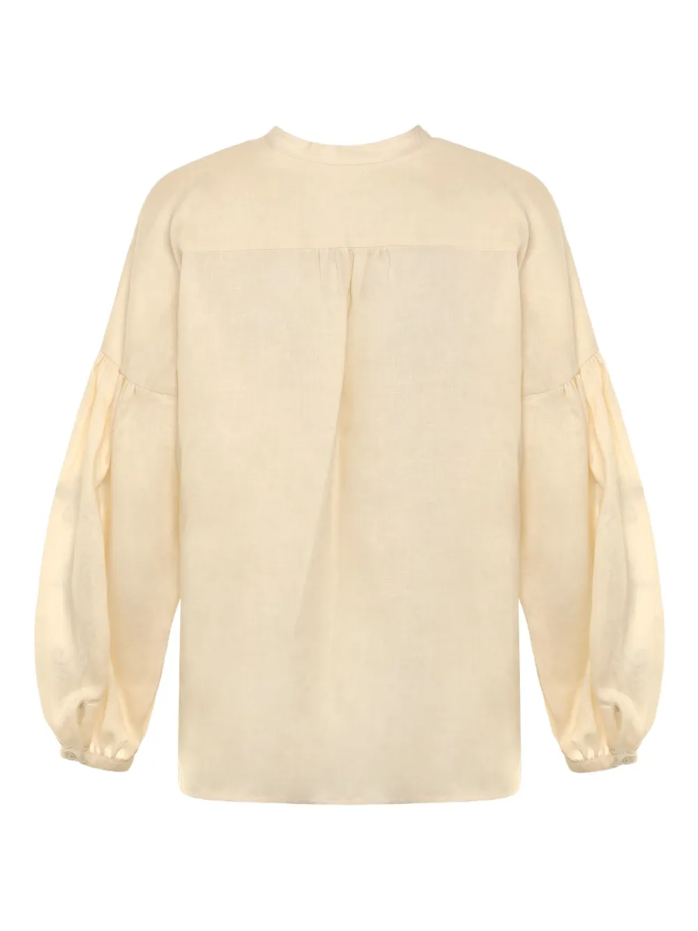 Weekend Max Mara Blouse met ballonmouwen Beige