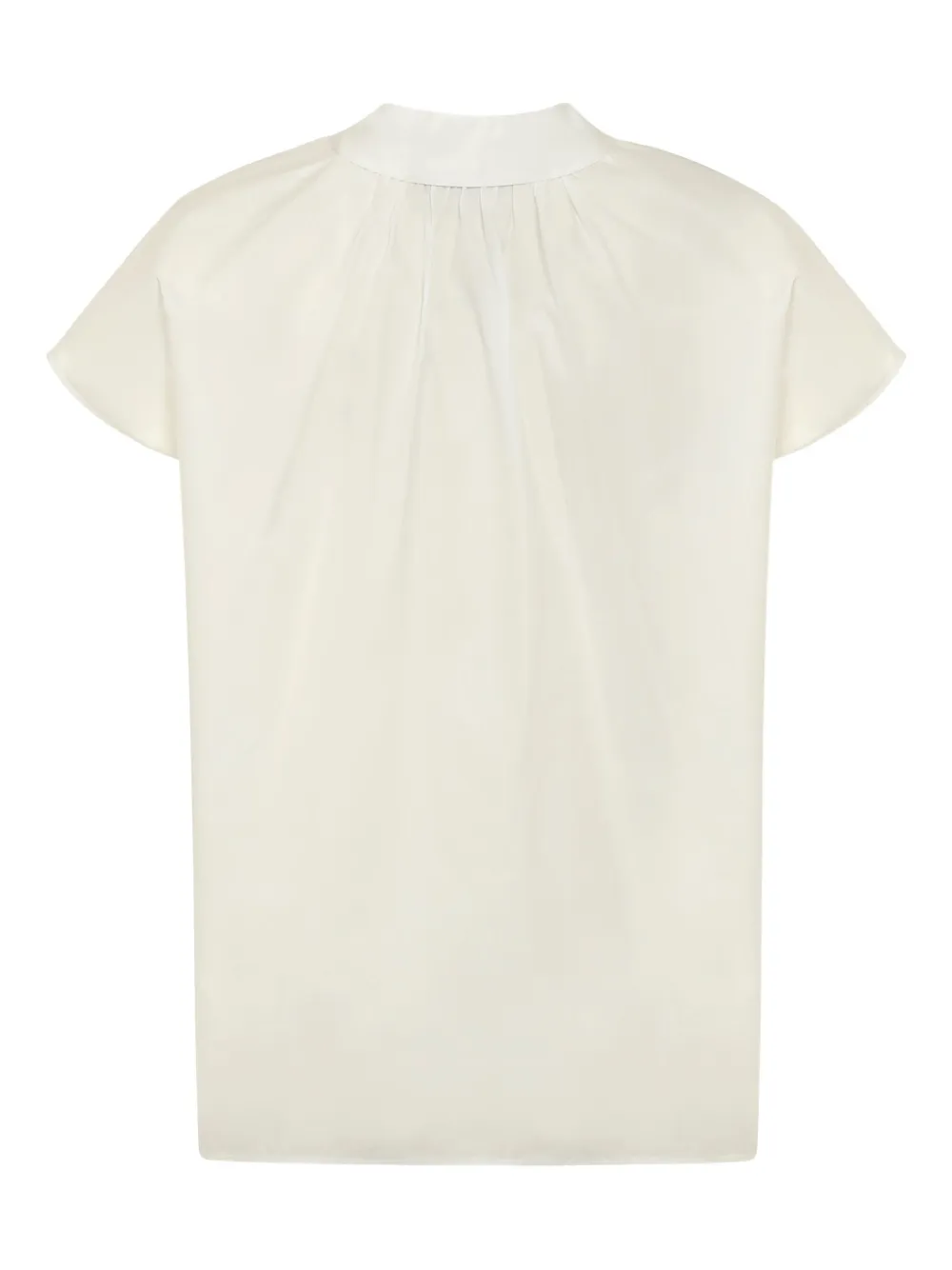 Weekend Max Mara classic-collar short-sleeve shirt - Wit