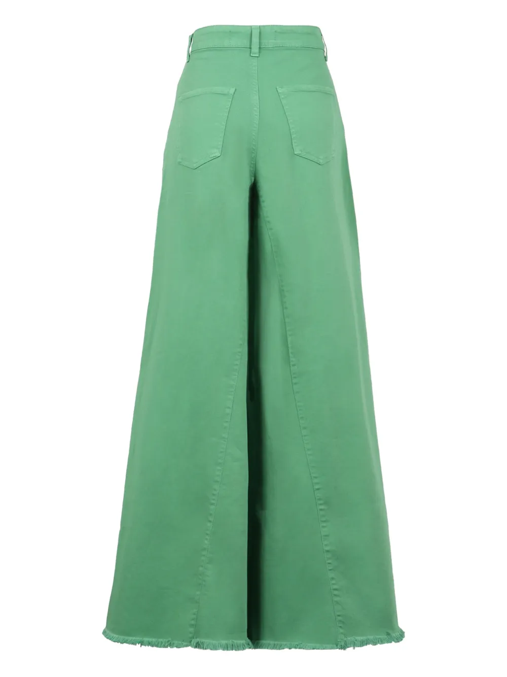 Federica Tosi frayed jeans - Groen