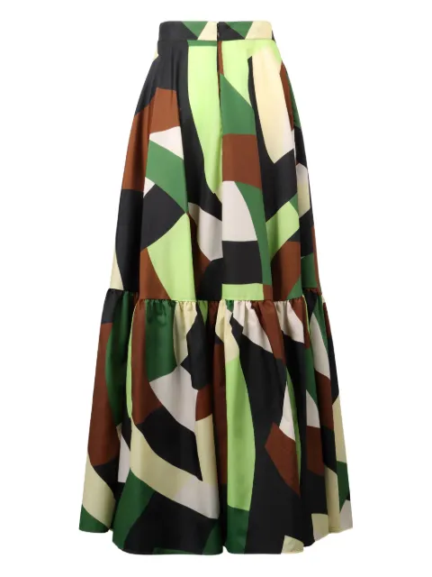 Plan C geometric-print maxi skirt