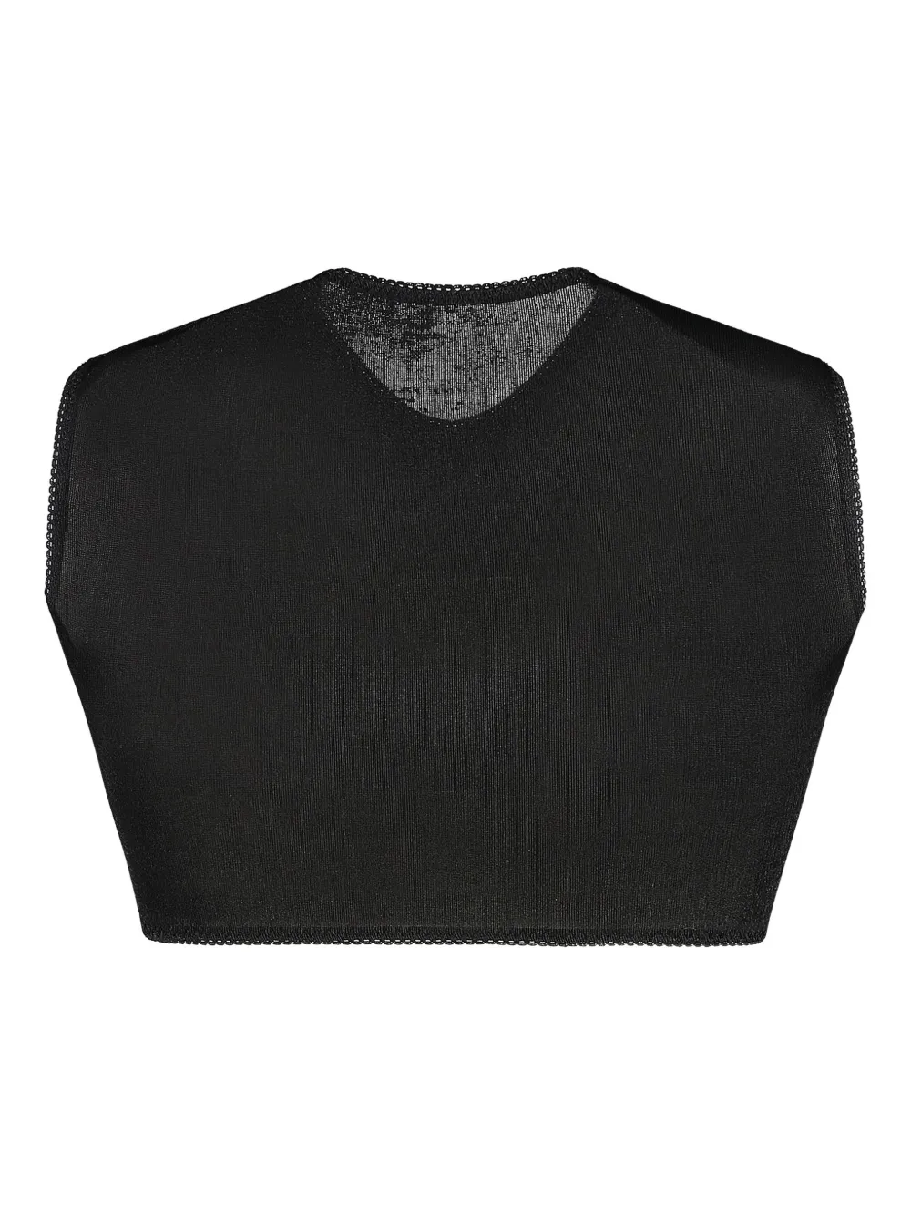 Anna October Twisted-front Crop Top