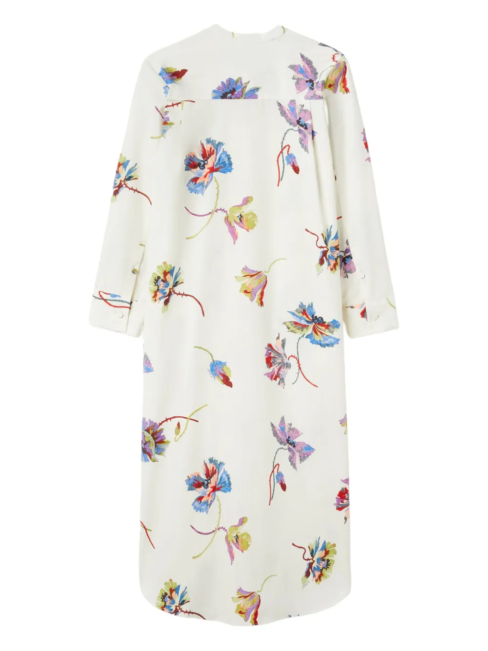 La DoubleJ Shirtjurk met bloemenprint Wit