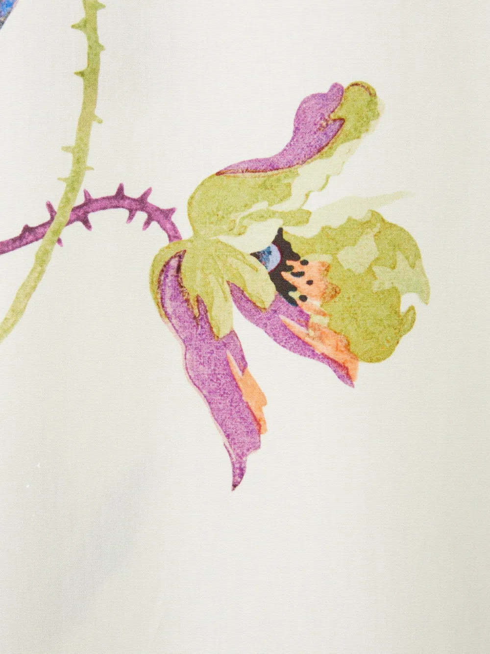 La DoubleJ Shirtjurk met bloemenprint Wit