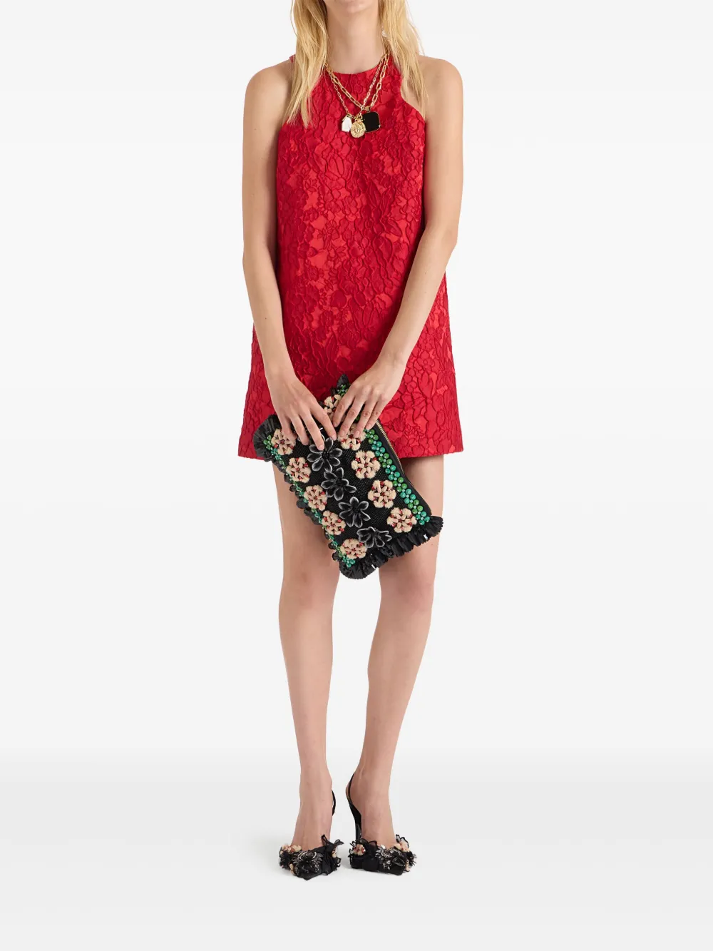 La DoubleJ Racer mini dress - Rood