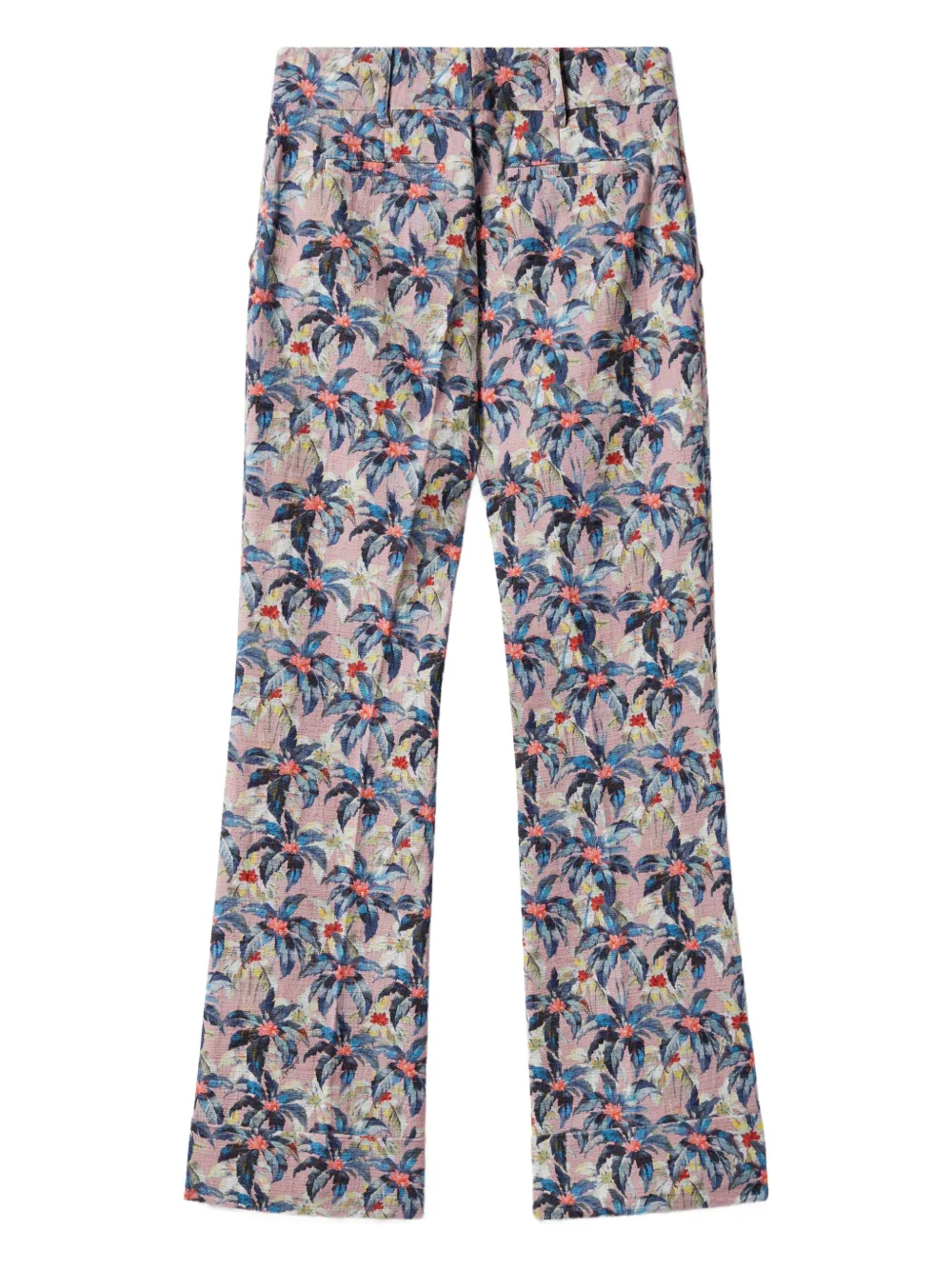 Hendrix floral-print flared trousers