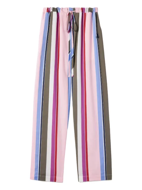 La DoubleJ stripe drawstring trousers