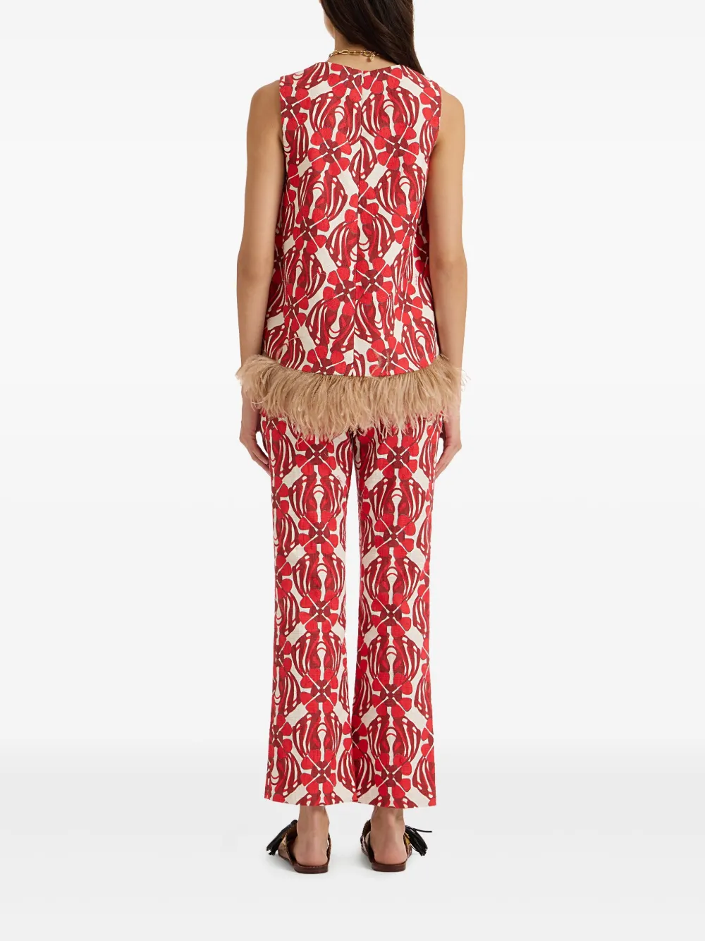 La DoubleJ 24 7 broek Rood