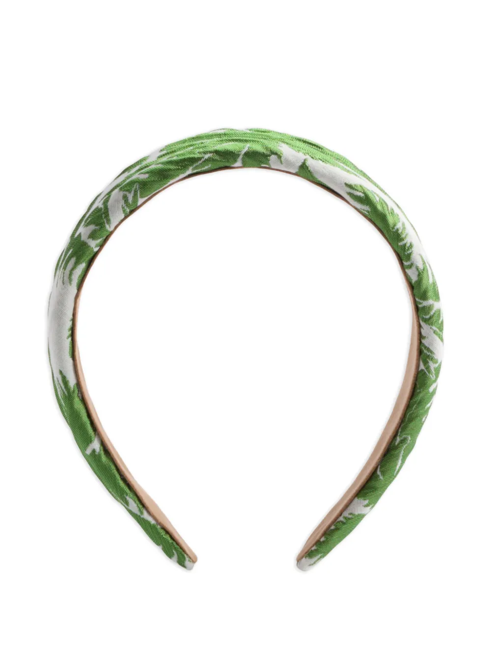 leaf-print padded head band