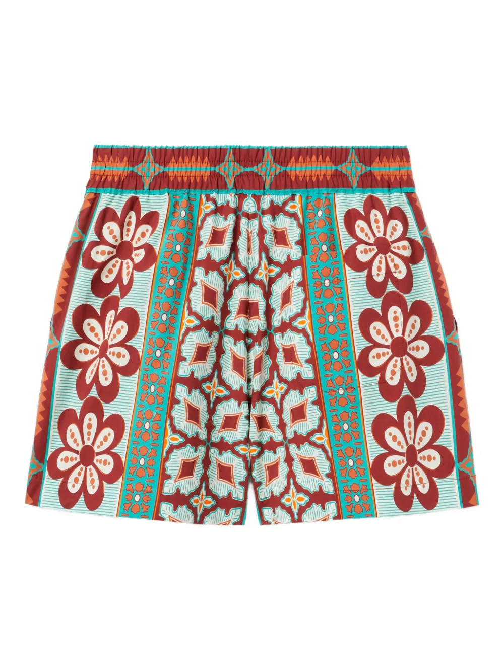 La DoubleJ floral-print shorts Groen