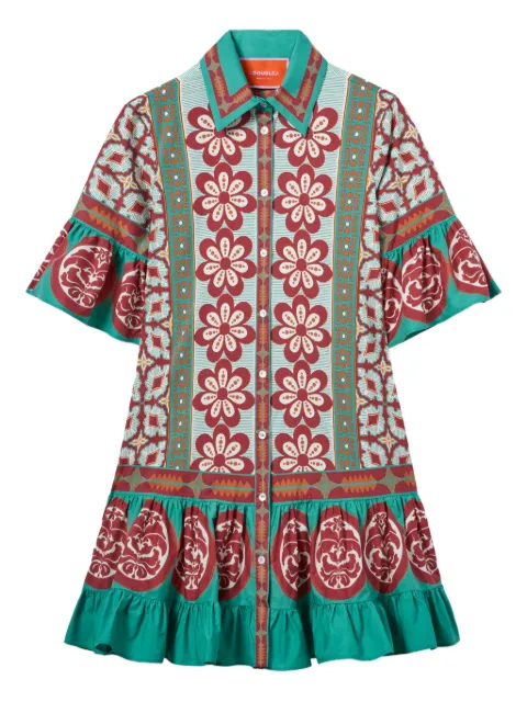 La DoubleJ Choux floral-print ruffled mini dress
