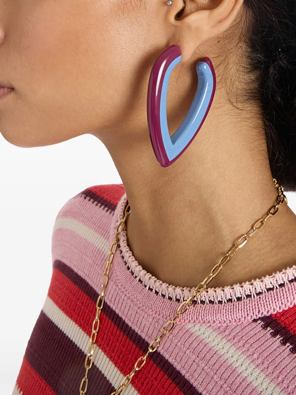 La DoubleJ Dew earrings - Blauw