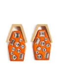 La DoubleJ Swinging Portal earrings - Orange