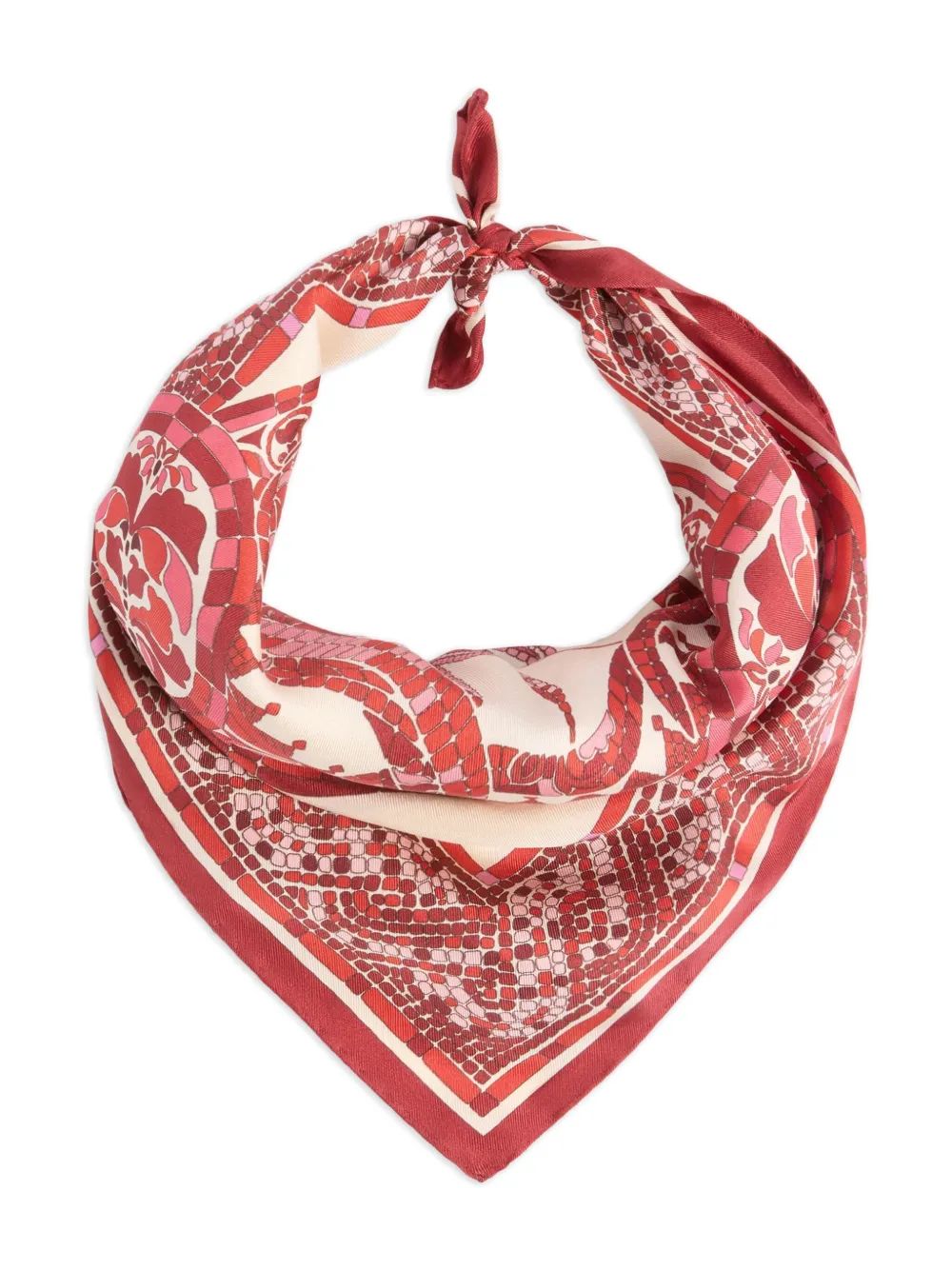 printed foulard scarf